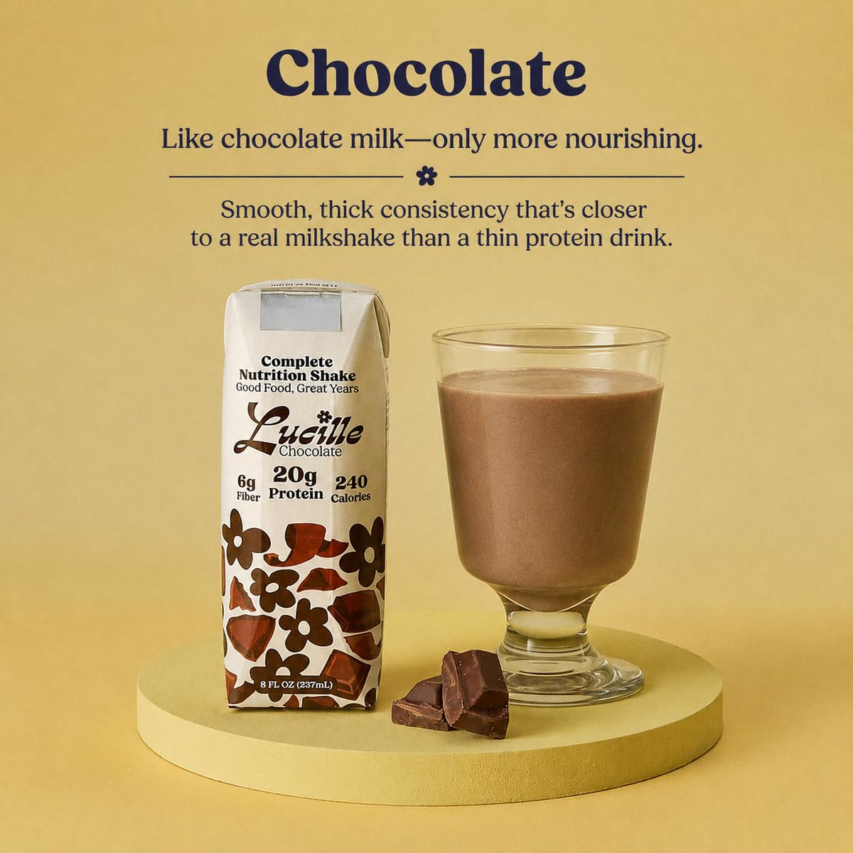Chocolate Meal Replacement Shake 8 oz 12 Pk S74740