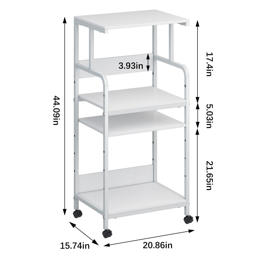 4-Tier Printer Stand with Storage Shelf R49395