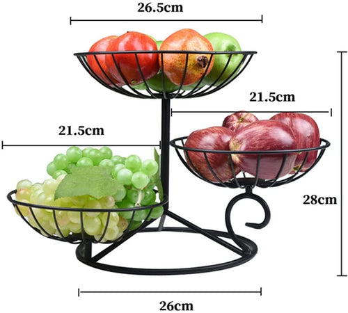 3 Tier Fruit Basket L578