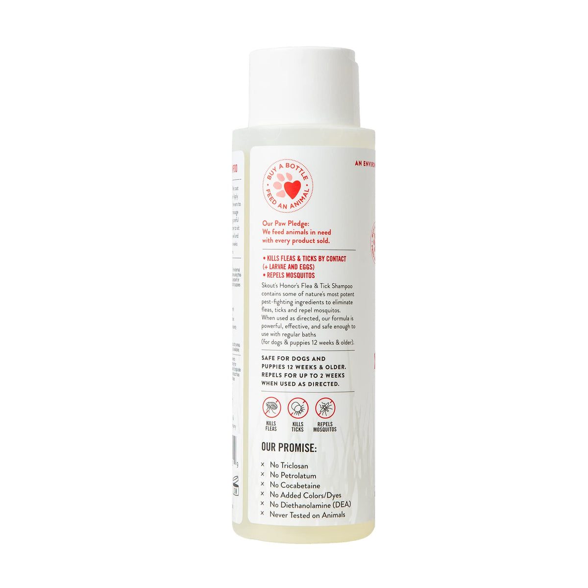 Natural Flea and Tick Dog Shampoo 16 oz L3383
