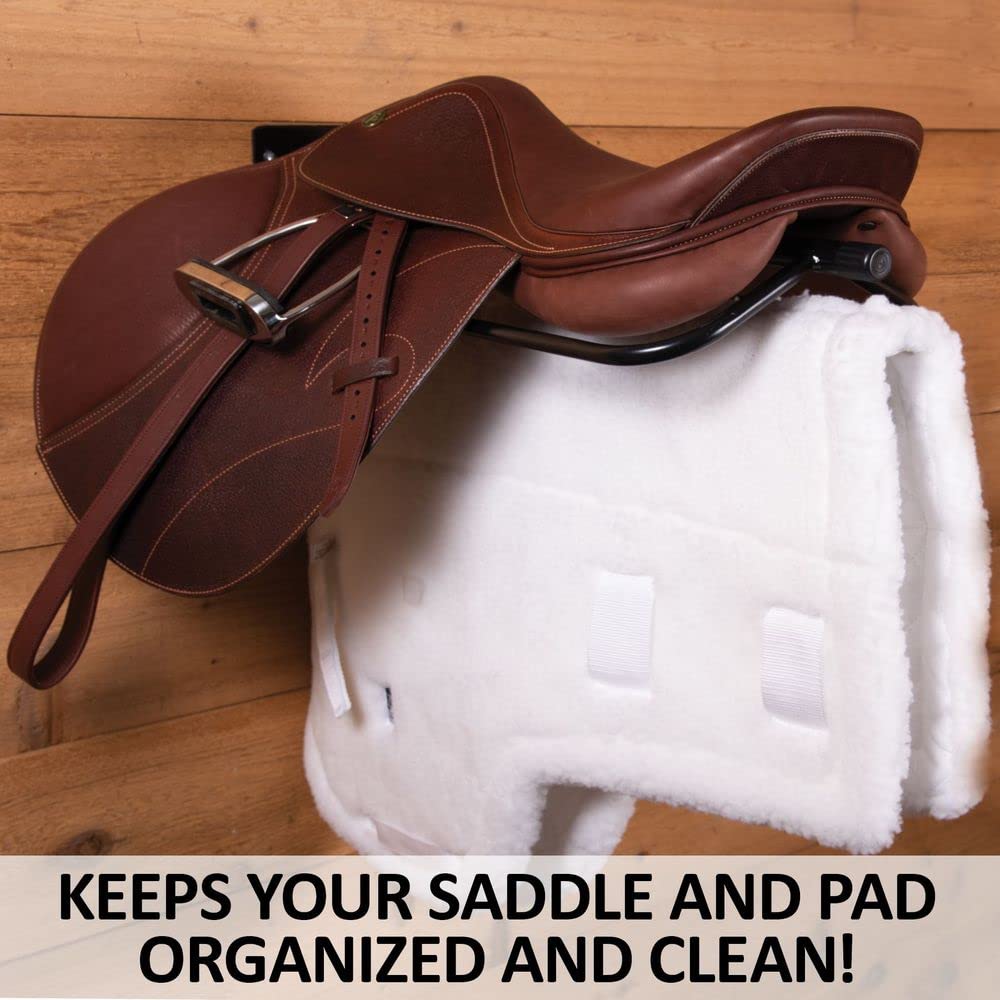 Heavy-Duty Wall Mount Saddle Rack with Pad Bar N71399