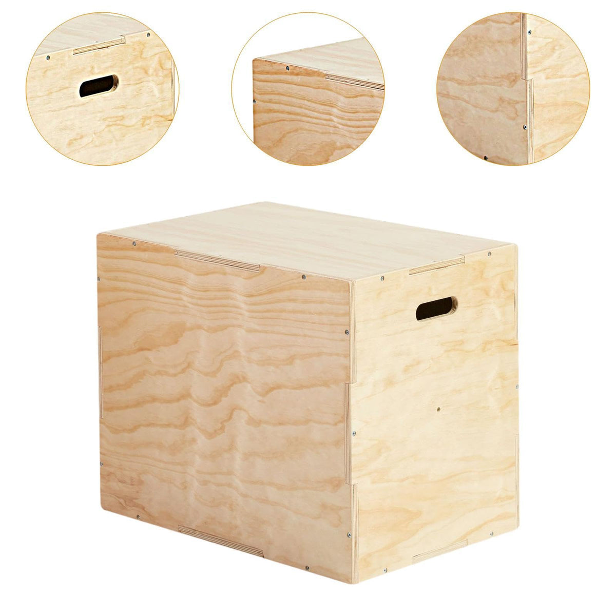 Wooden Plyo Box 3 in 1 M3326
