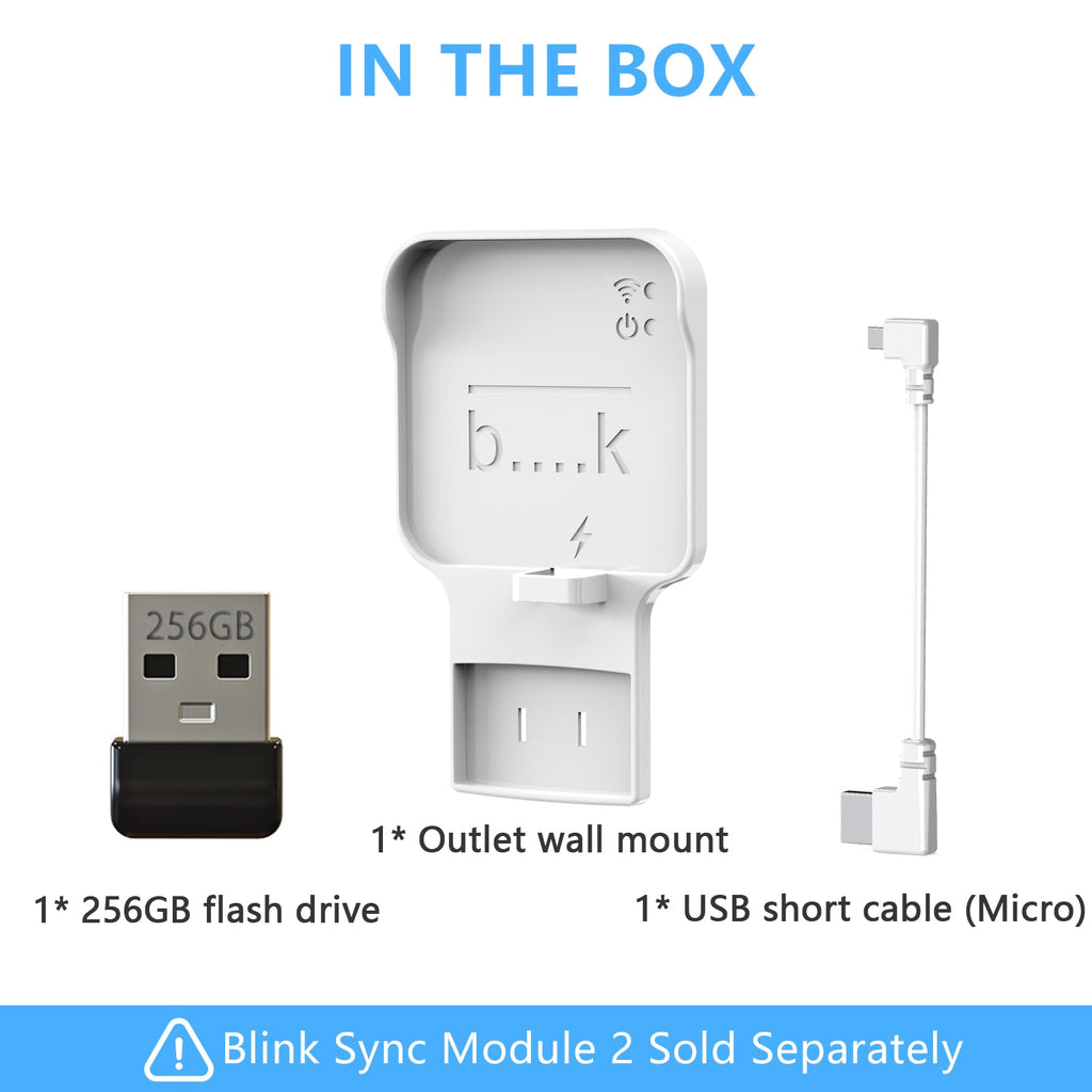 256GB USB Flash Drive with Outlet Wall Mount X7127