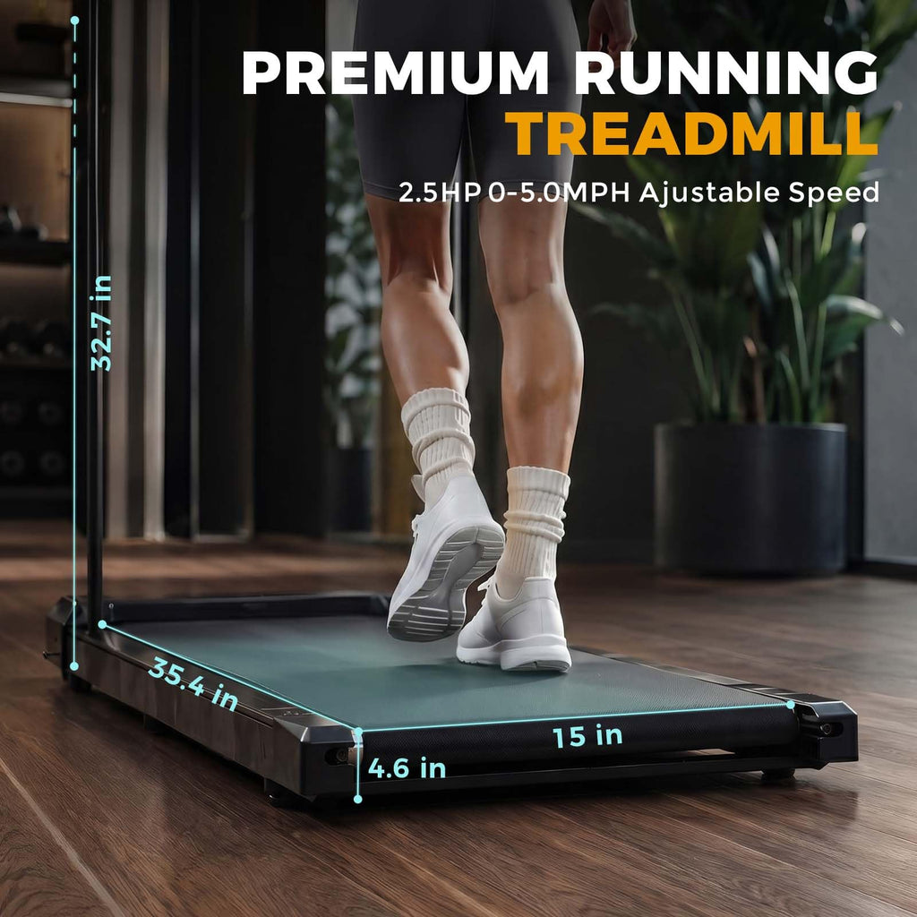 Incline Walking Treadmill Pad with Handle and Remote T735668