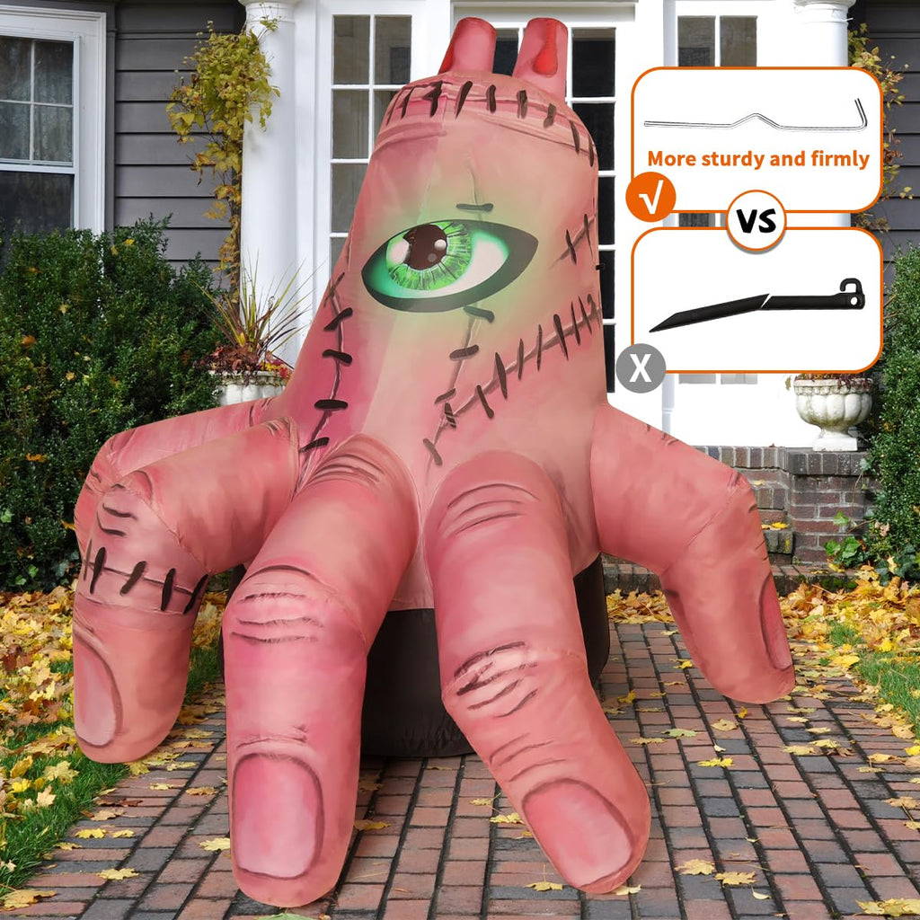 6 FT Halloween Inflatables with Built-in LEDs N647070