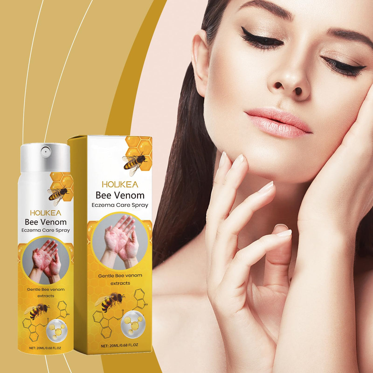 Bee Venom Skin Care Spray with Peppermint Extract and Glycerin K31133