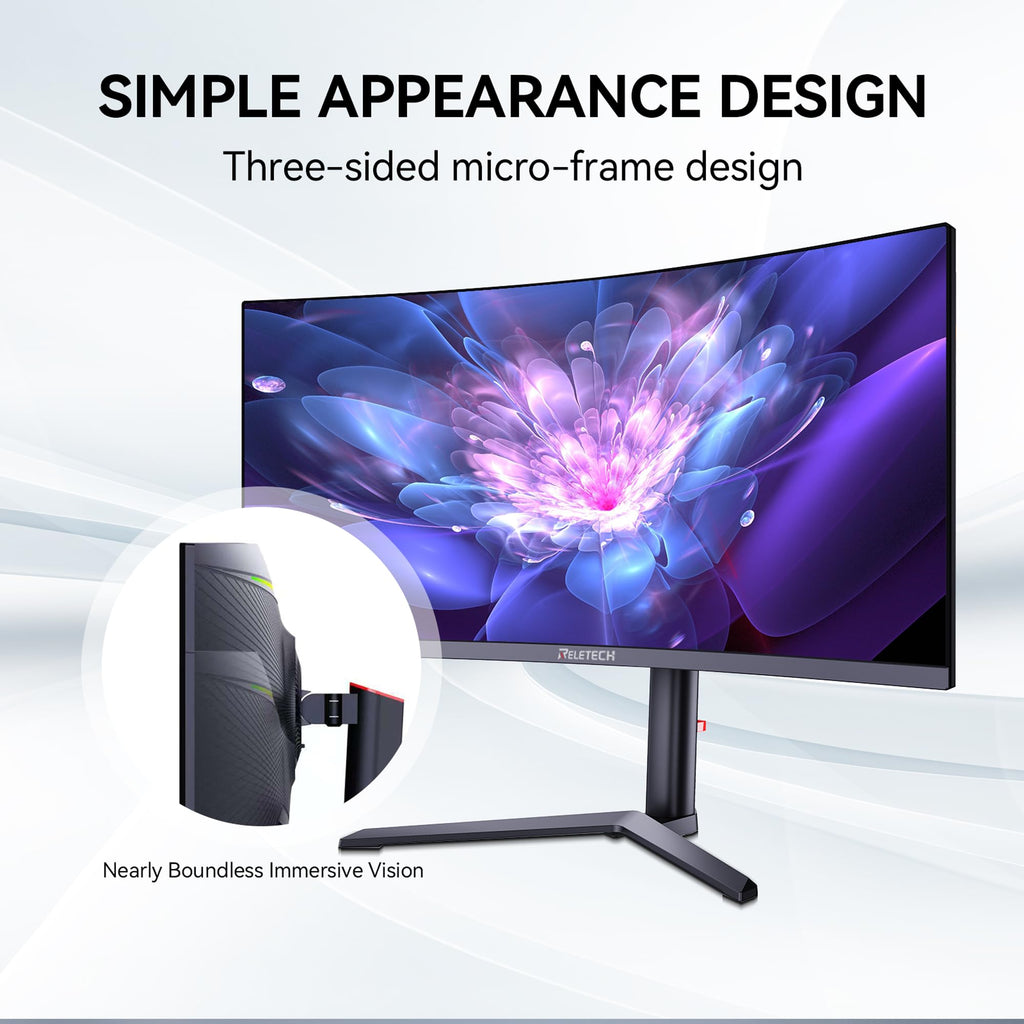 34 Inch Curved Ultrawide Gaming Monitor 21:9 WQHD 165Hz P767