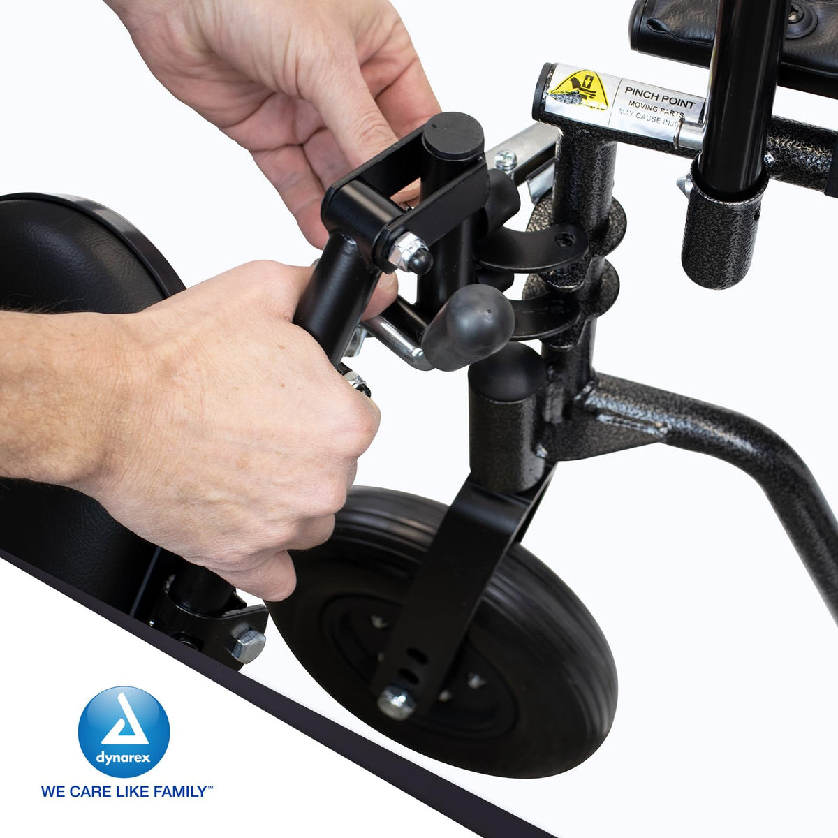 Heavy Duty Wheelchair with Detachable Desk Arms F96857