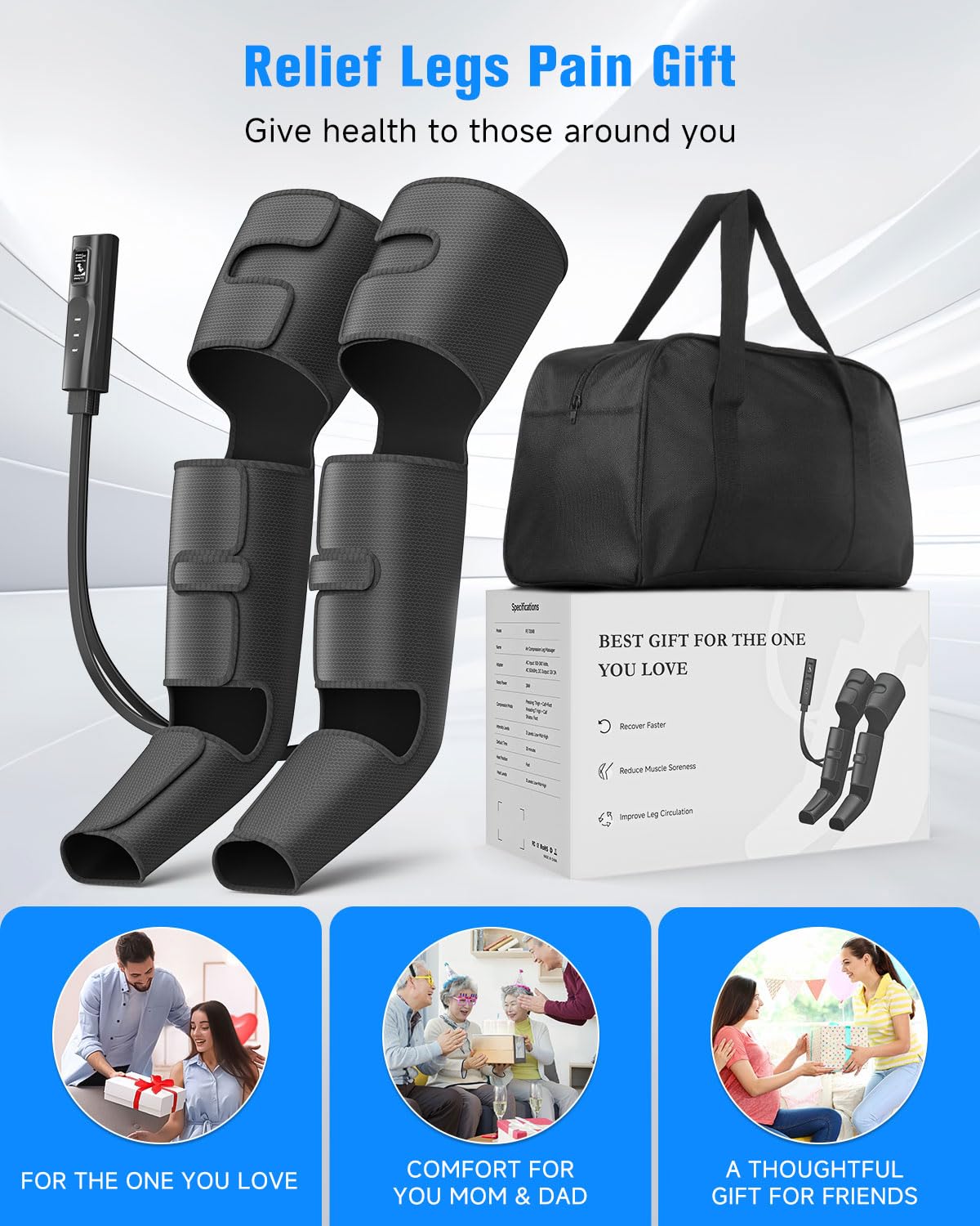 Black Leg Compression Boots L95828