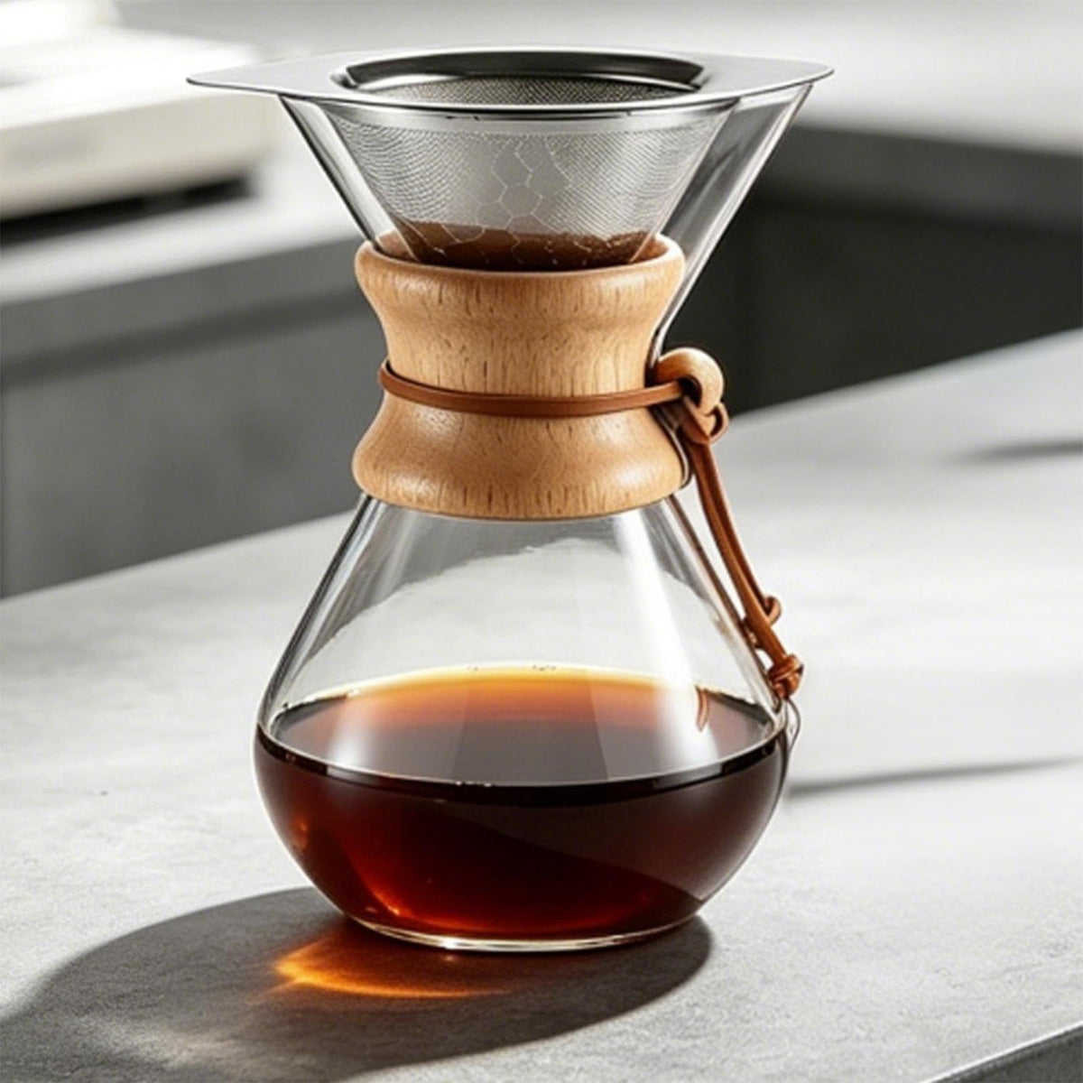 Heat Resistant Reusable Stainless Steel Drip Coffee Filter Z74803