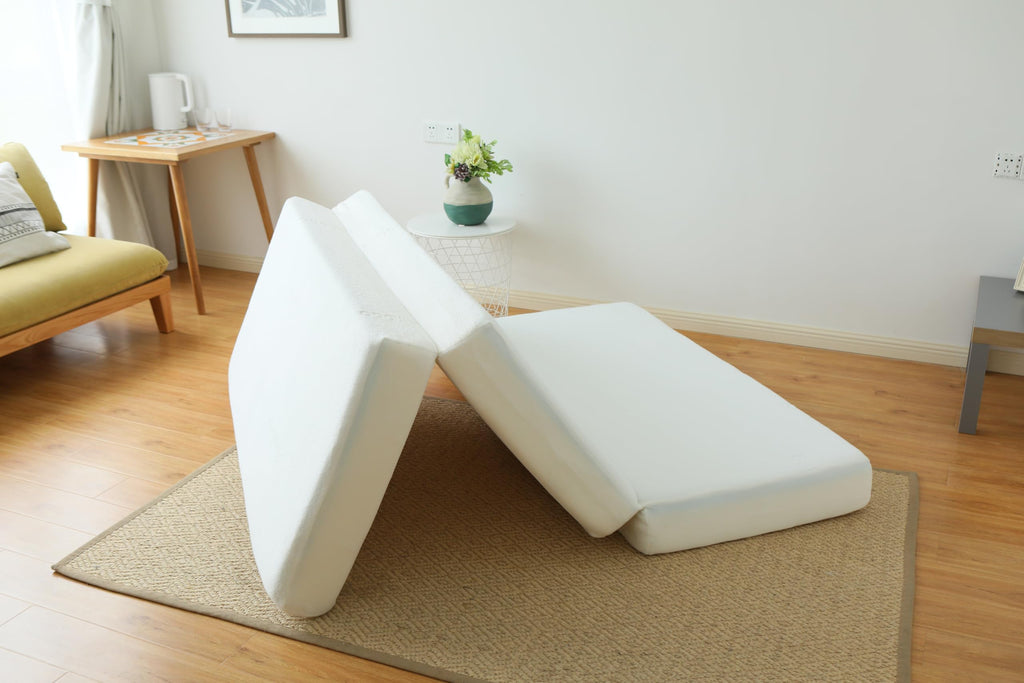 6-Inch Gel Infused Memory Foam Tri-fold Mattress with Bamboo Cover O724
