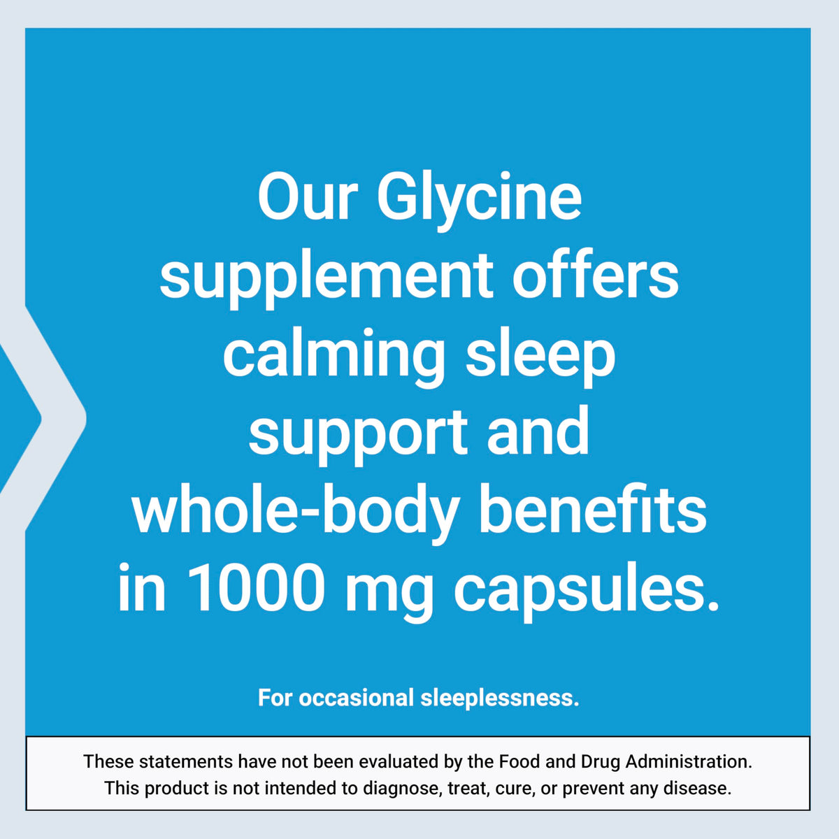 Glycine 1000 mg 100 Capsules G72230