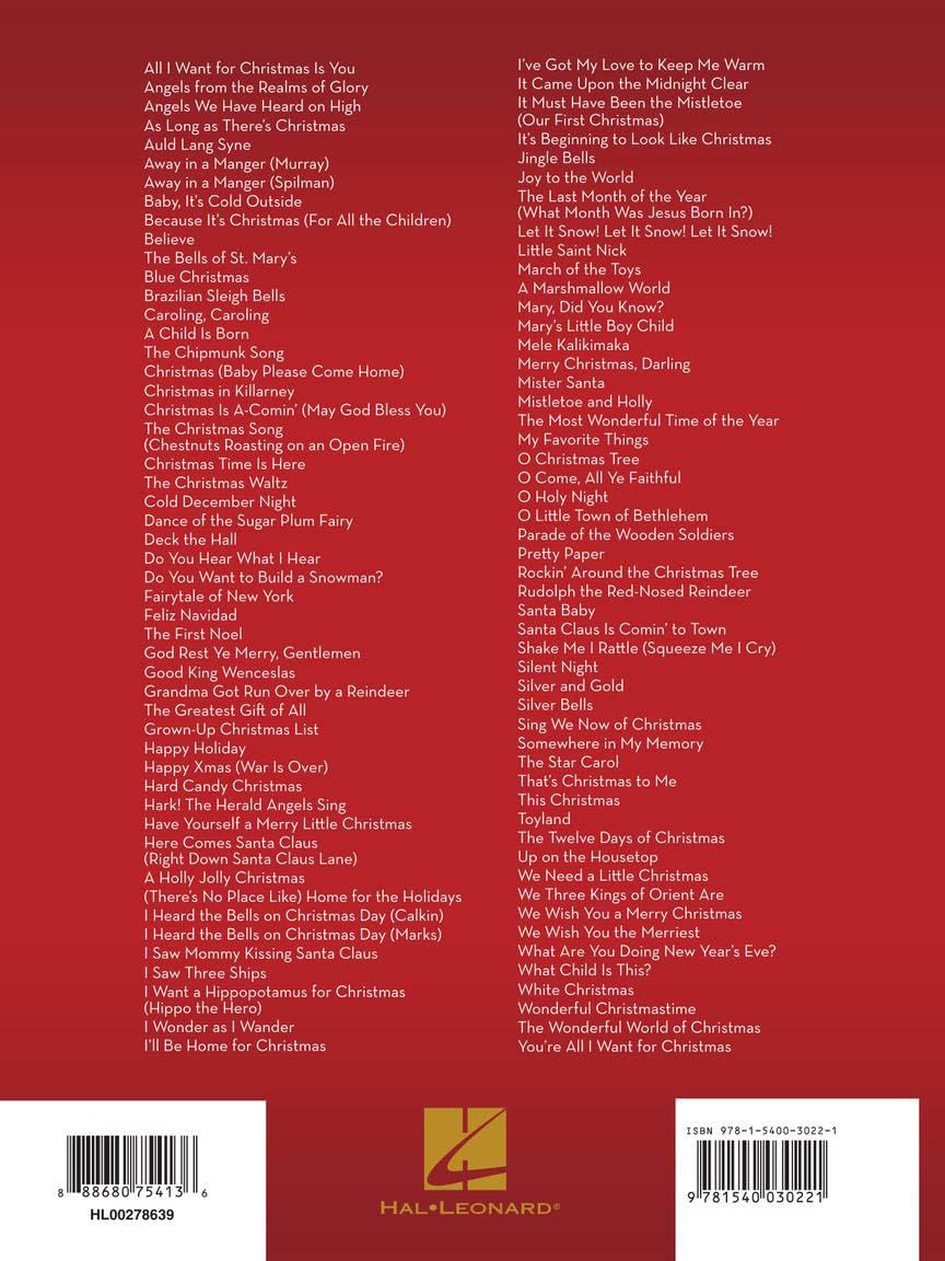 Christmas Songs for Alto Sax Sheet Music Collection W797229