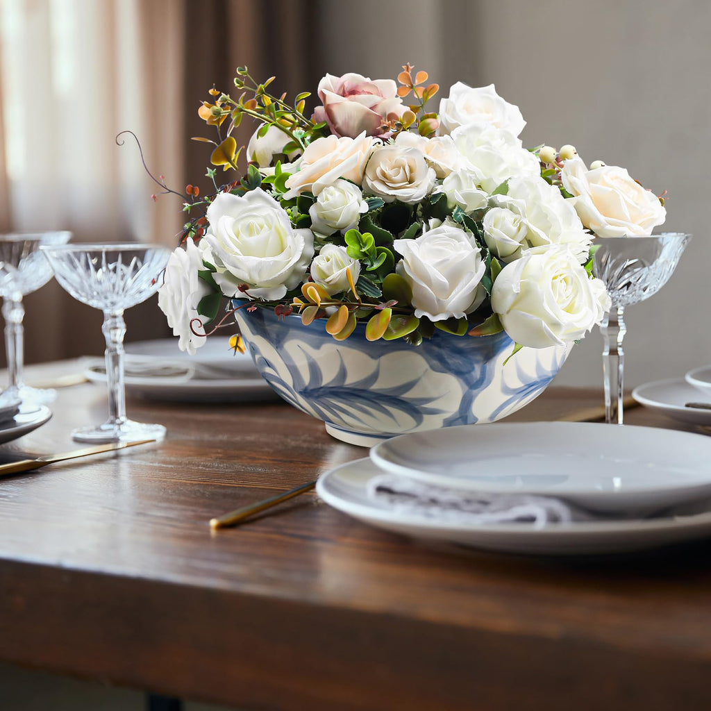 Blue and White Chinoiserie Pasta Bowl M29737