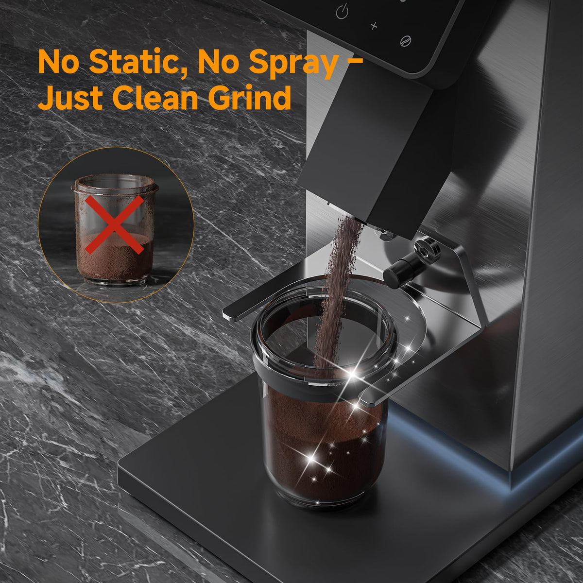 Commercial Flat Burr Espresso Bean Grinder I180541