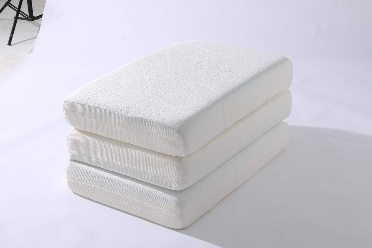 6-Inch Gel Infused Memory Foam Tri-fold Mattress with Bamboo Cover O724
