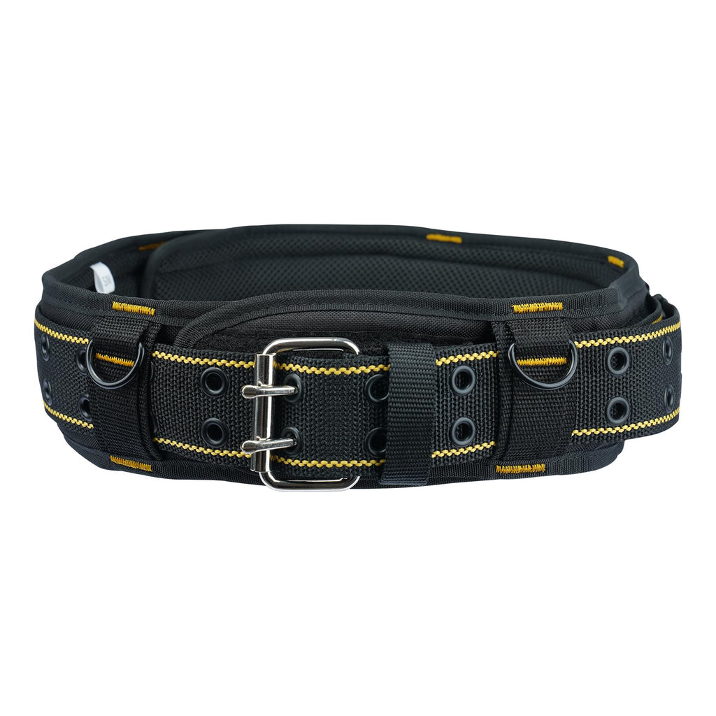 2-Inch Padded Tool Belt with 4 D-Rings Heavy Duty Double Metal Roller Buckle X569