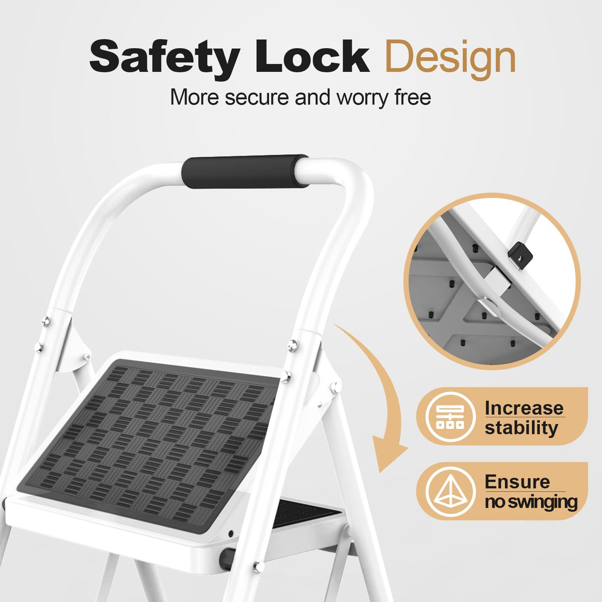 3 Step Folding Step Stool G8193