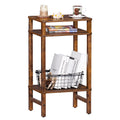 Brown Industrial End Tables Y281