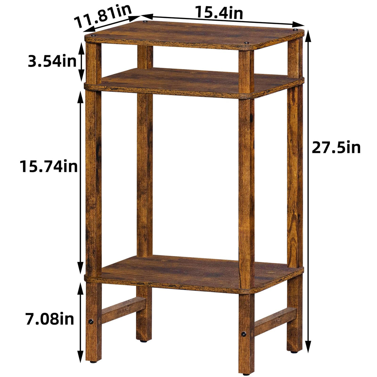 Brown Industrial End Tables Y281