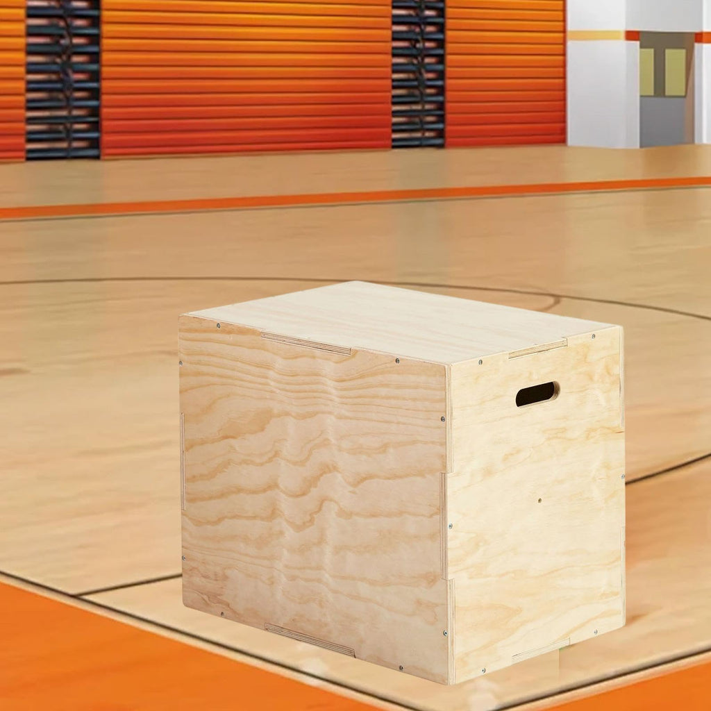 Wooden Plyo Box 3 in 1 M3326