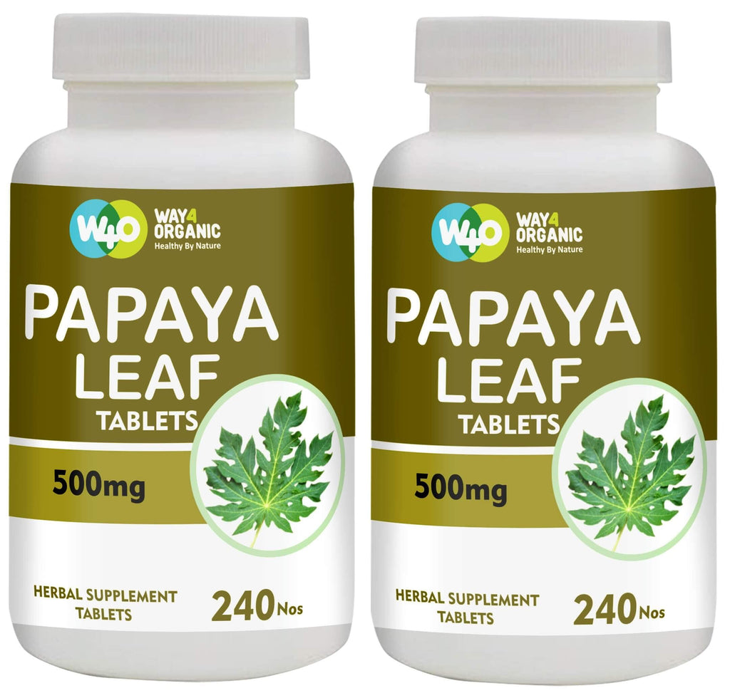 Papaya Leaf Extract 500 mg 240 Capsules D23475