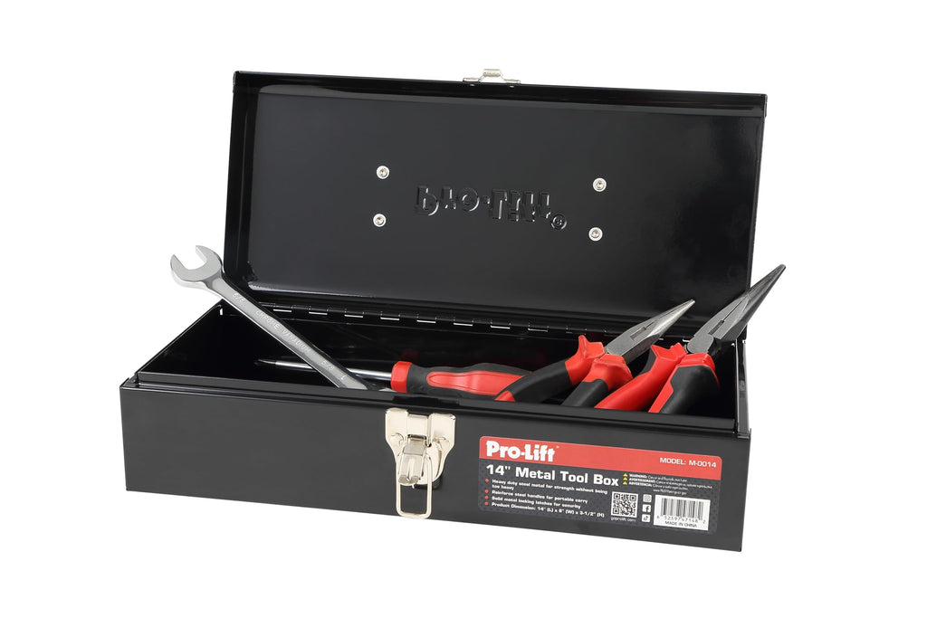 14-inch Metal Tool Box with Handle C278316