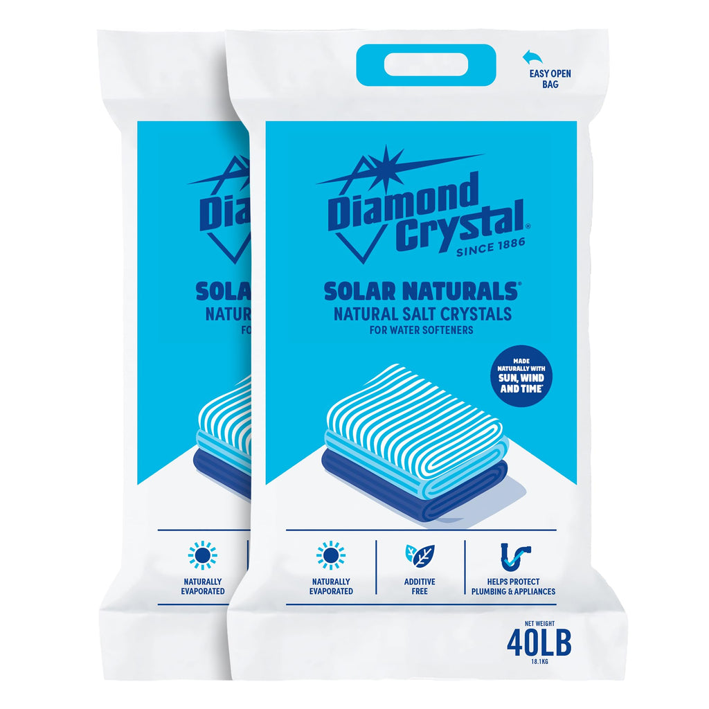 2 Pack Water Softener Salt, 40 lbs J928532