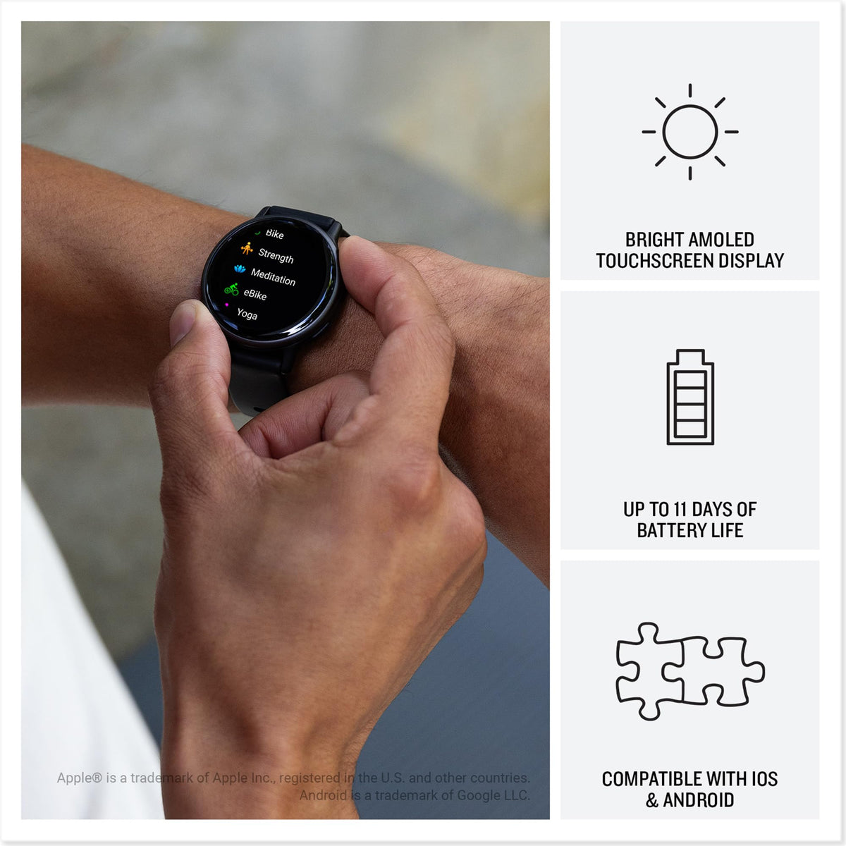 Navy 42mm GPS Smartwatch R484549