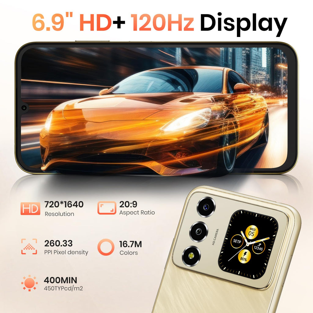 Unlocked 32GB+256GB+2TB Android Smartphone B28181