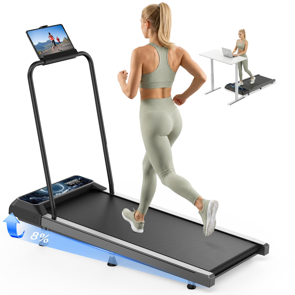 Incline Walking Treadmill Pad with Handle and Remote T735668