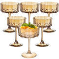 Amber 13oz Glass Coupes Set Of 6 L861154