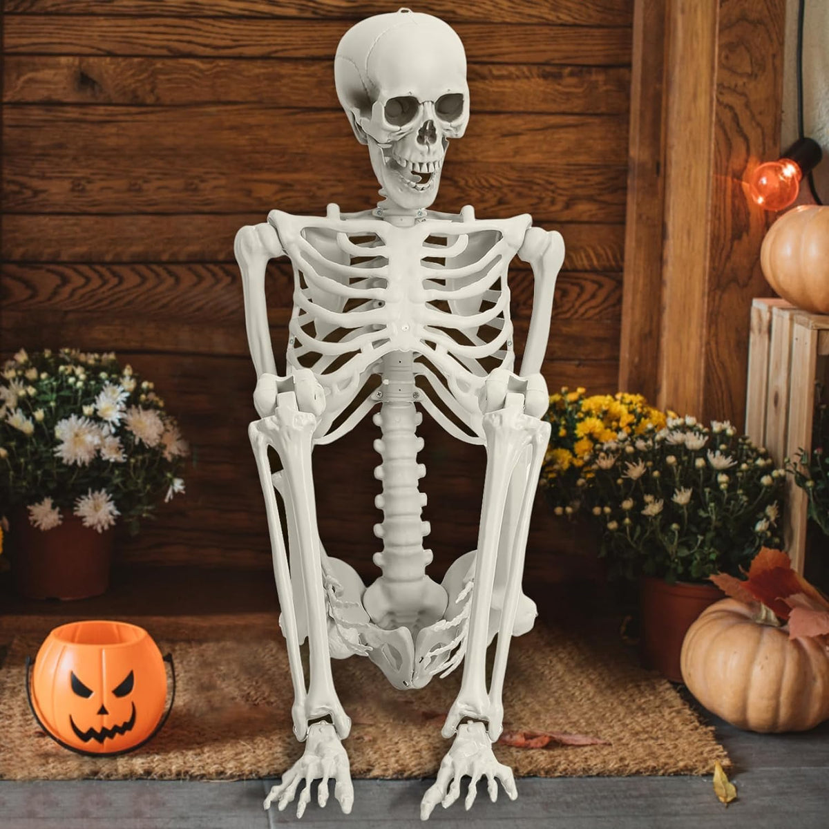 5.4ft Posable Plastic Skeleton N64526