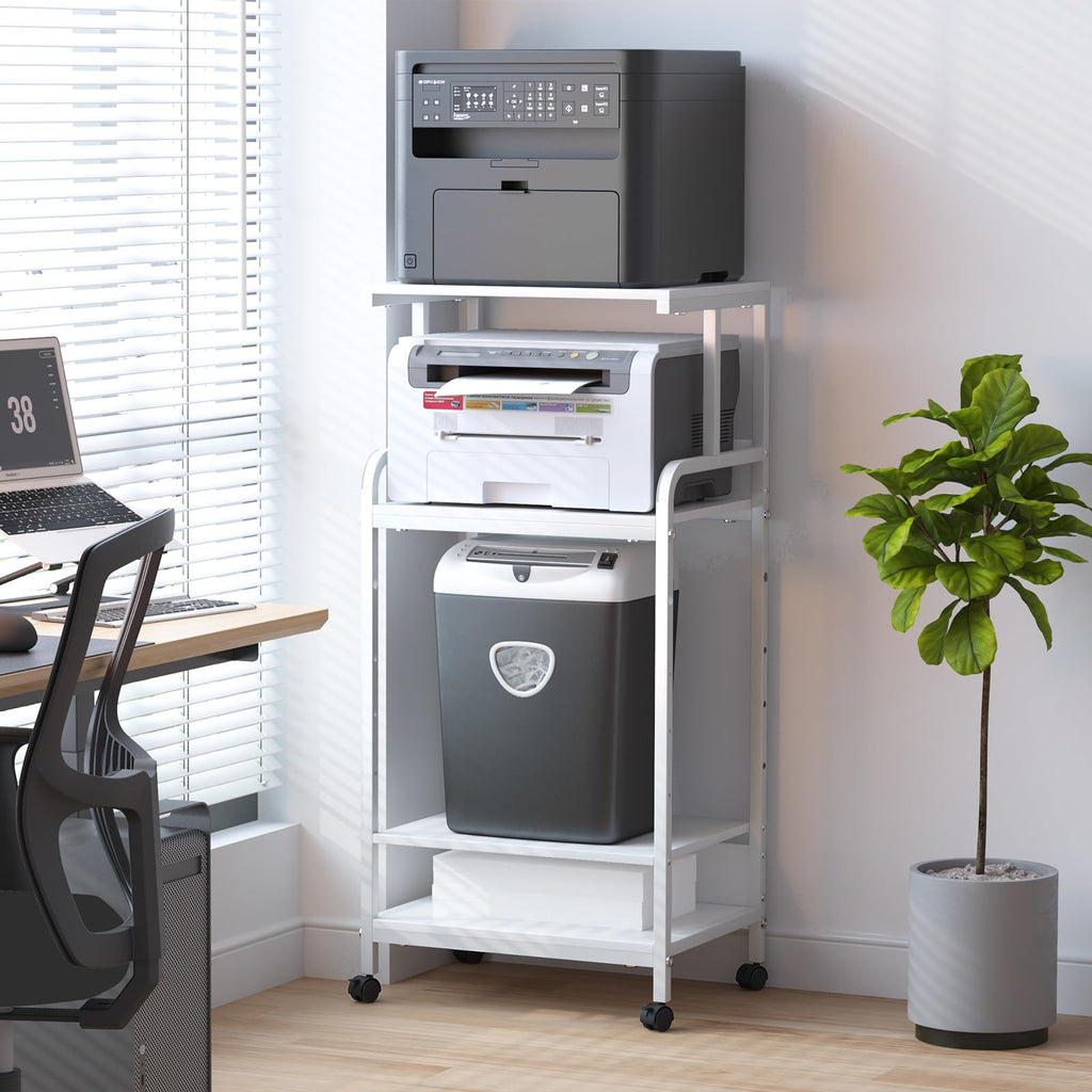 4-Tier Printer Stand with Storage Shelf R49395