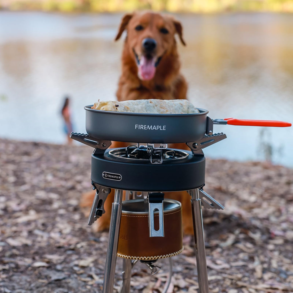 Camping Stove 4400W Gas Stove with Dual Preheating Tube P132