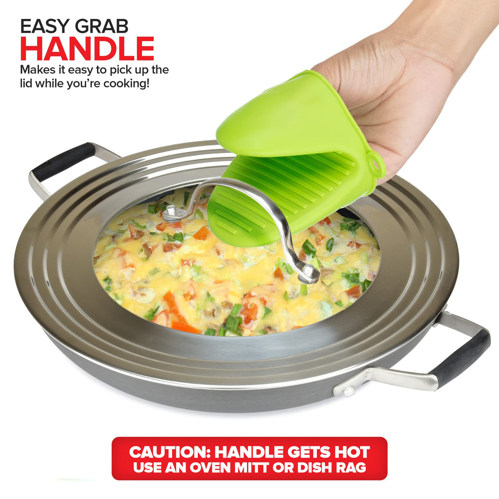 Tempered Glass Universal Lid for Pots & Pans I258