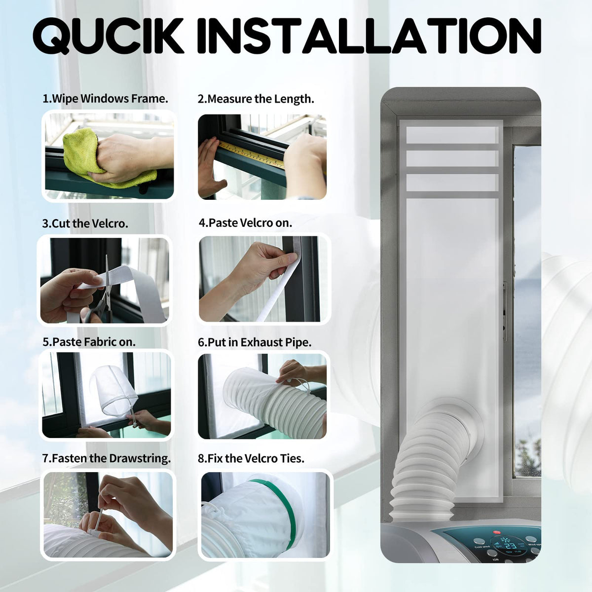 Portable AC Window Vent Kit O533