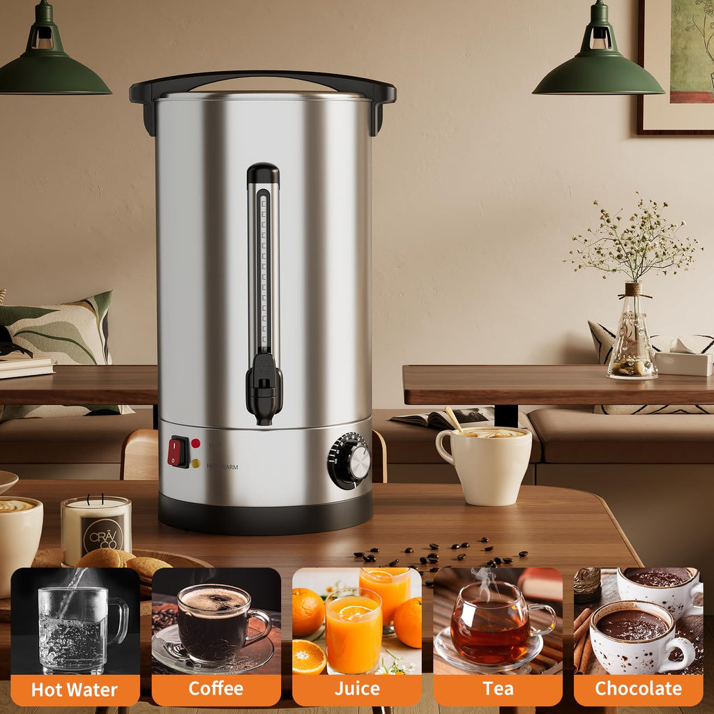 10L Stainless Steel Commercial Coffee Urn U351