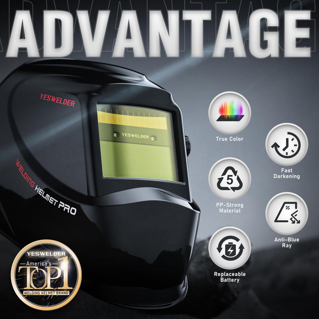 Auto Darkening Welding Helmet True Color W3370