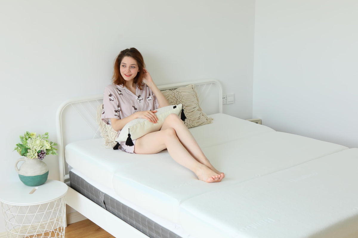 6-Inch Gel Infused Memory Foam Tri-fold Mattress with Bamboo Cover O724