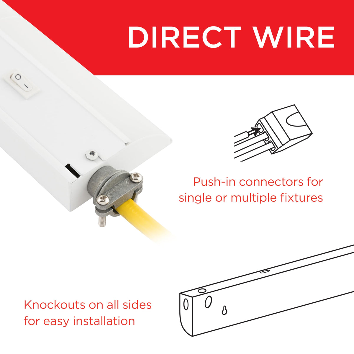 18 inch Hardwired Under Cabinet Lights V505656
