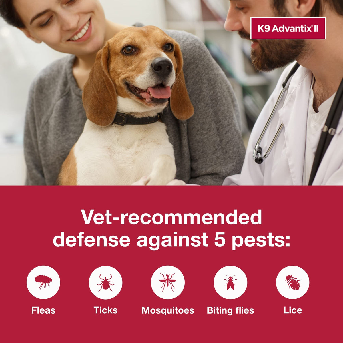 Flea, Tick & Mosquito Treatment & Prevention for Dogs 4-10 lbs Q76835