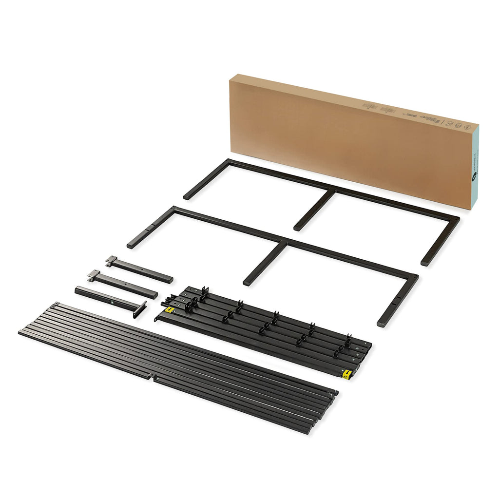 18 Inch Black Metal Platform Bed Frame J423775