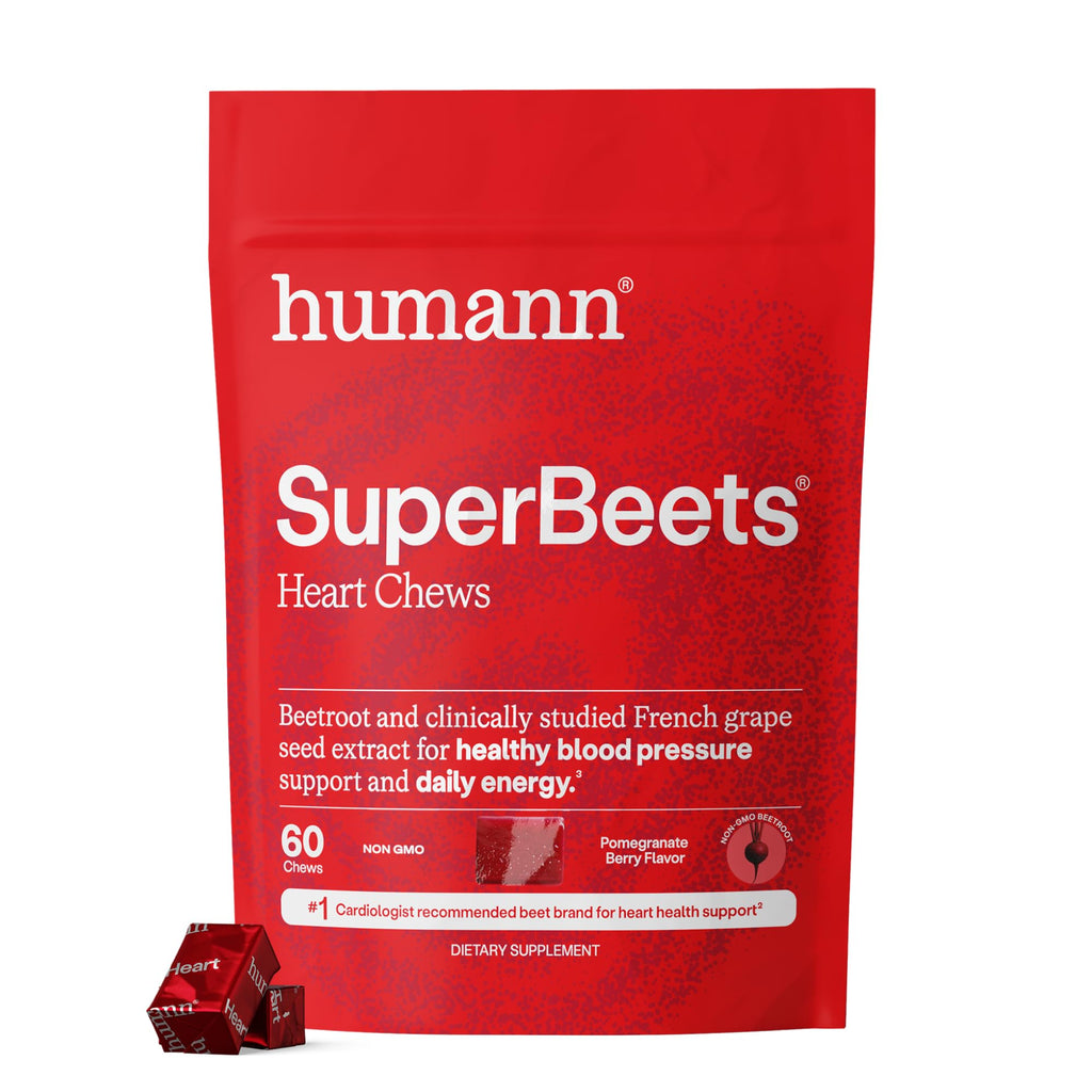 SuperBeets Heart Chews & Tart Cherry Gummies F714