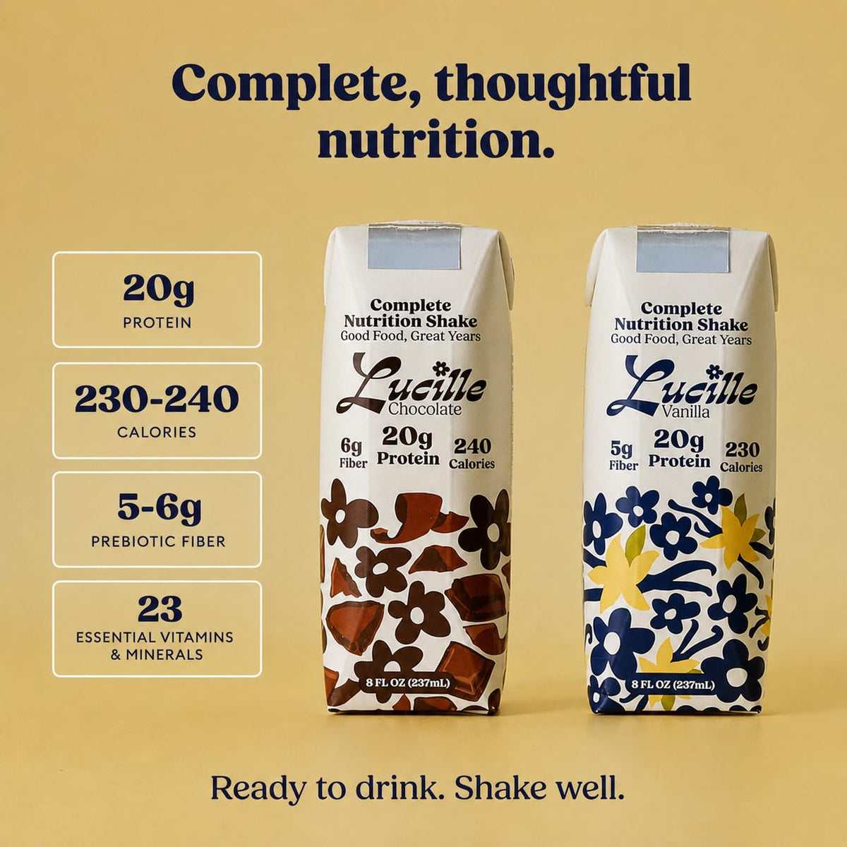 Chocolate Meal Replacement Shake 8 oz 12 Pk S74740