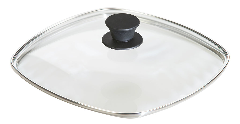 10.5 Inches Square Tempered Glass Lid E253