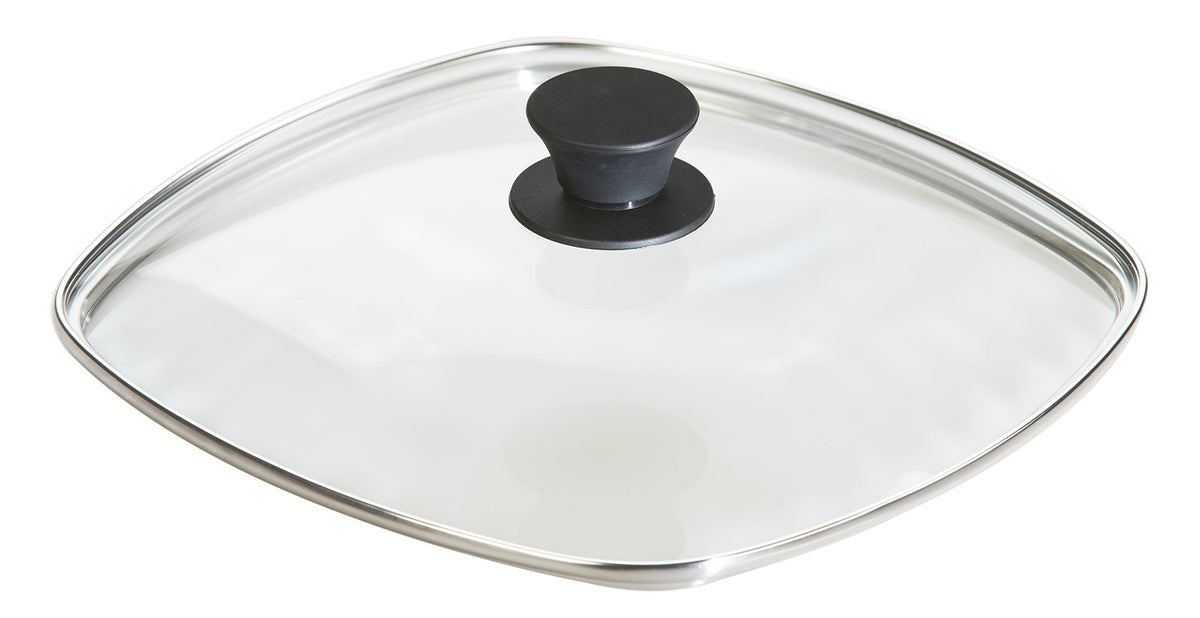 10.5 Inches Square Tempered Glass Lid E253