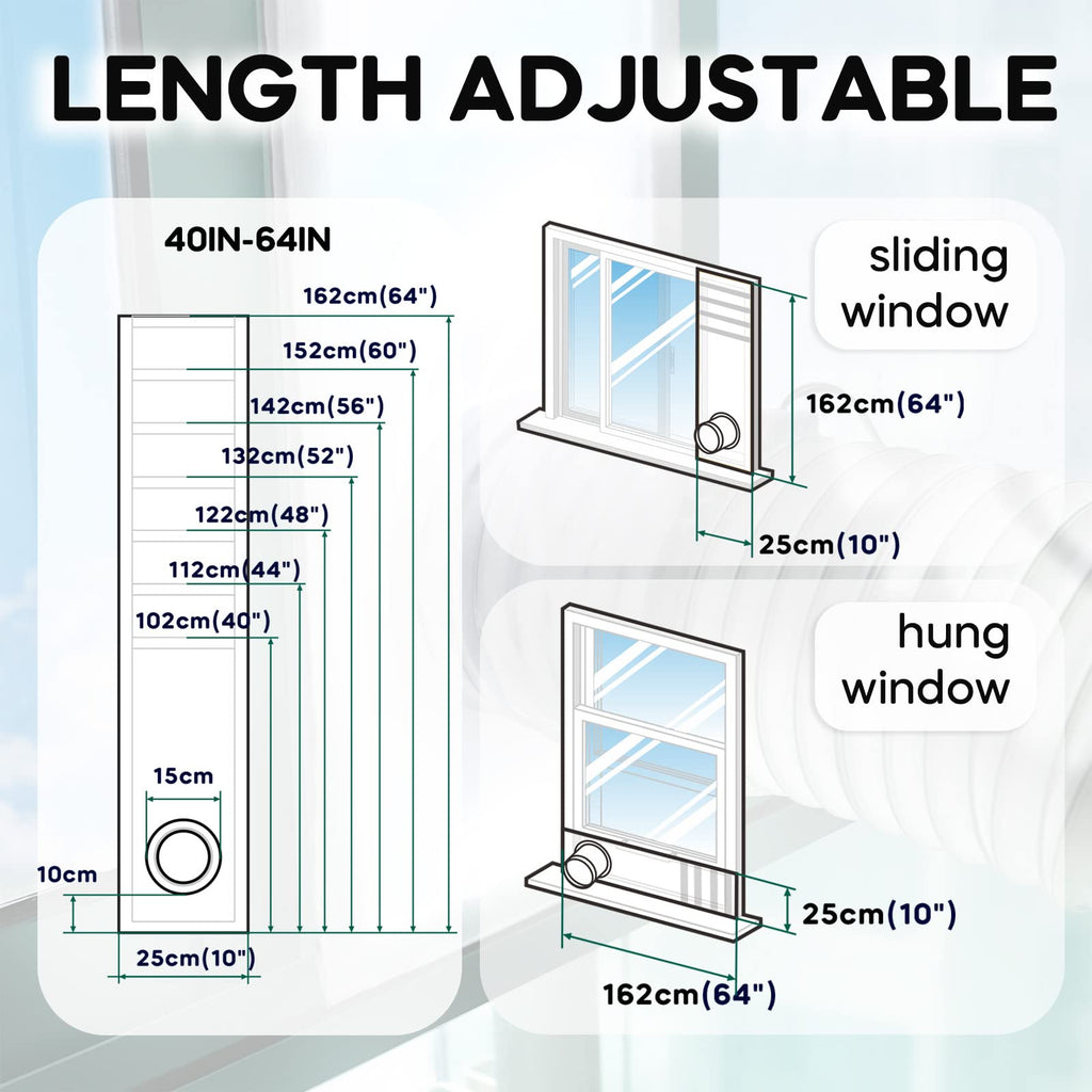 Portable AC Window Vent Kit O533