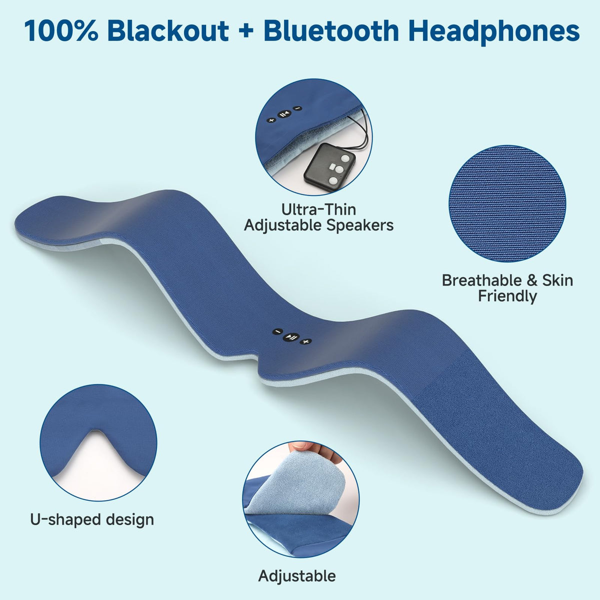 Bluetooth Sleep Eye Mask F88243