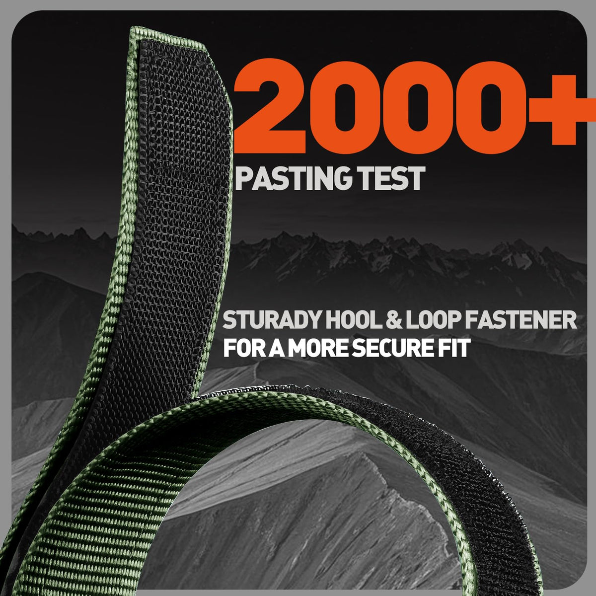 Nylon Sports Strap with Woven Design U89129
